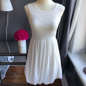 Kiddo by Katie White Lace Bubble Dress